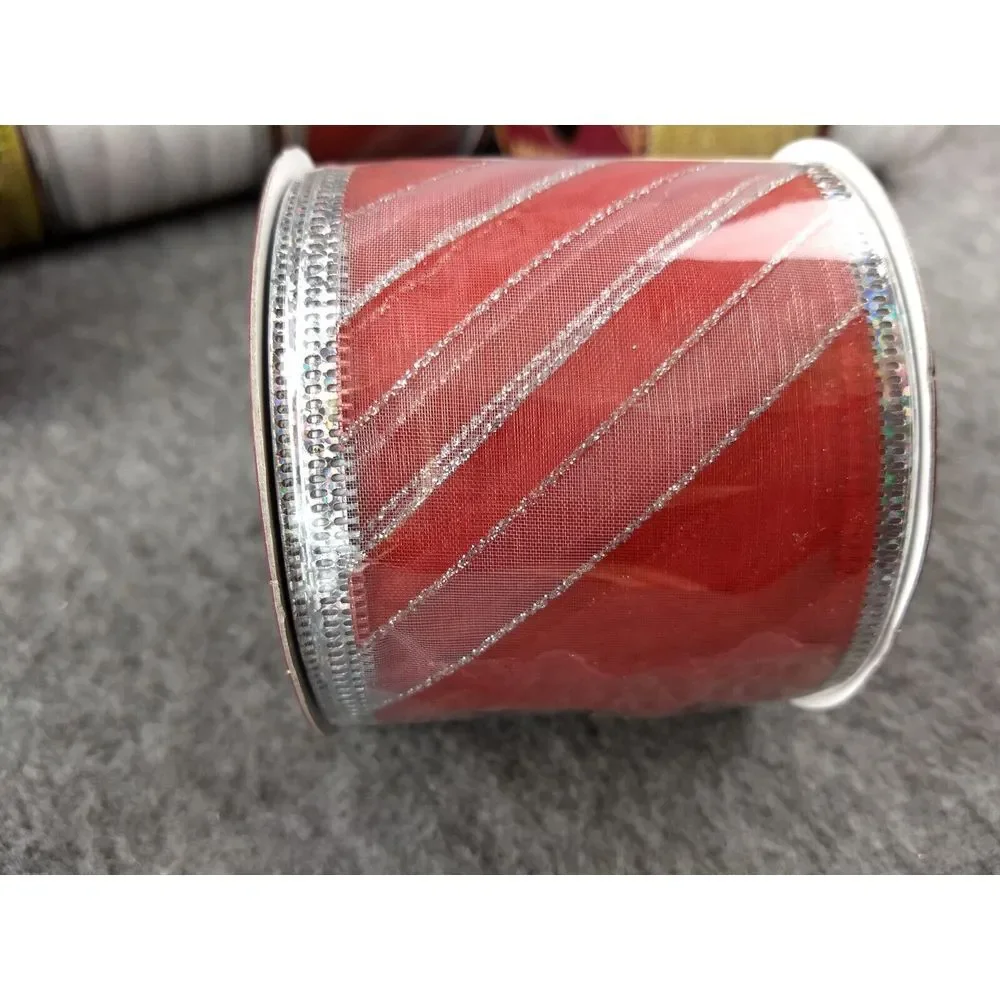 Golden Splendor Metallic Ribbon Wired 2.5